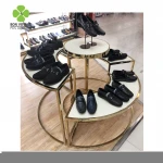 Custom shoes store furniture metal display racks sport shoes display stand