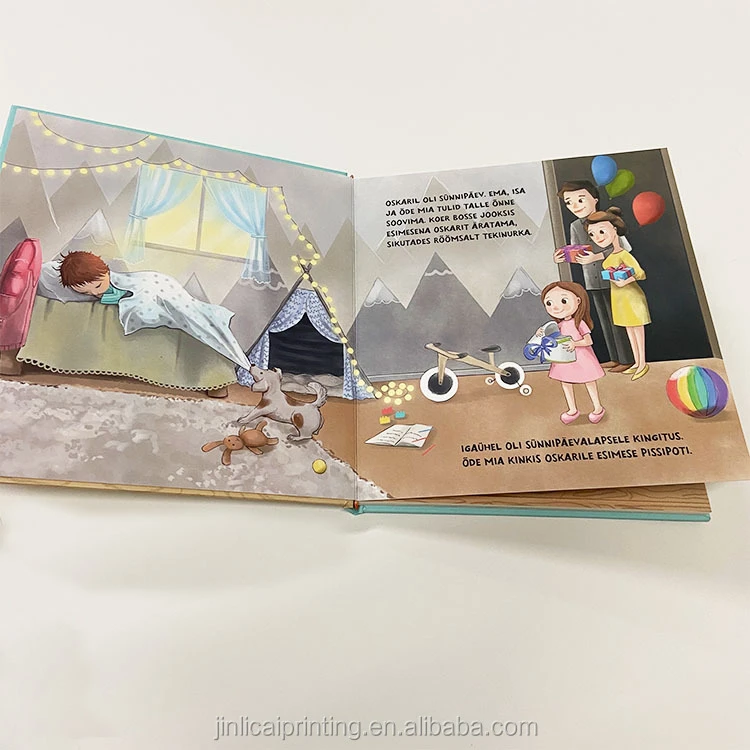custom softcover hardcover full color picture book printing
