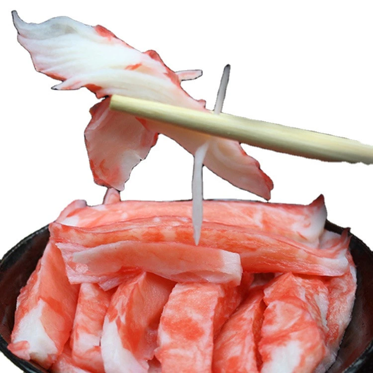 Custom Wholesale Premium Food Grade Frozen Meat Crab Stick Surimi Production