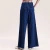 Import Custom Women High Waist Straight Wide Leg Pants Loose Trousers Baggy Jeans With Raw Edge from China