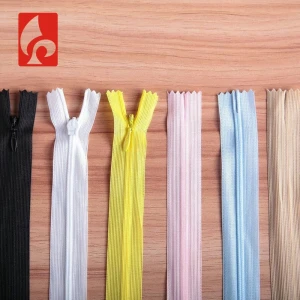 Custom zipper eco style #5 nylon zipper color custom size plasticzippers for garments