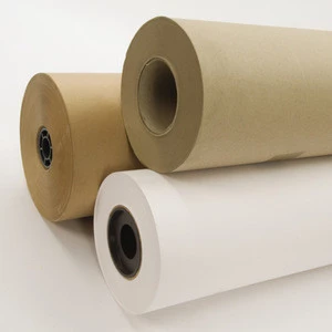 Customizable brown color high quality gloss/matte finish PE coated kraft paper