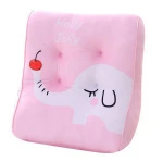 Customized cartoon animal printing back rest seat cushion plush chair floor cushion sofa plush cushion back support