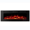 customized classic Living Room modern luxury black 9 colors wall mounted recessed electric fireplace