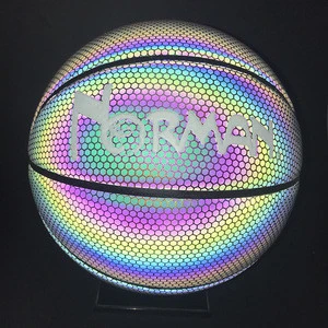 Customized custom glowing basketball ball for wholesale
