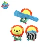 Customized cute fashion baby wrist band toys animal rattle baby plush toy