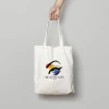 Customized Fashion Style Promotion Fabric Natural Canvas Tote Cotton Bag