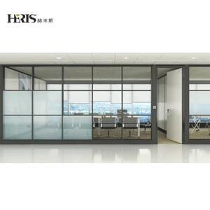 Customized glass office partitions