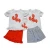 Import Customized kids white tops and shorts cute embroidery baby little girls clothing children&#039;s boutique outfits from China