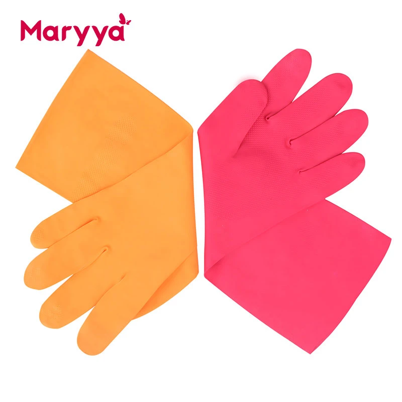 Customized Maryya Kitchen Washing Nitrile Gloves Household Cleaning Gloves Large Size