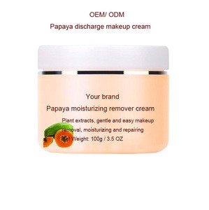 Customized nature papaya discharge makeup cream