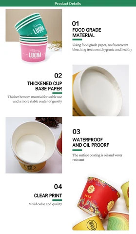 Buy Customized Size Custom Print Disposable Krafted Paper Food Bowl ...