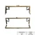 Customized Wholesale Square shape lady candy kiss clasp purse frame bag accessories metal