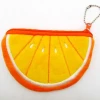 Cute Plush Fruit Coin Case Plush Orange plush coin purse