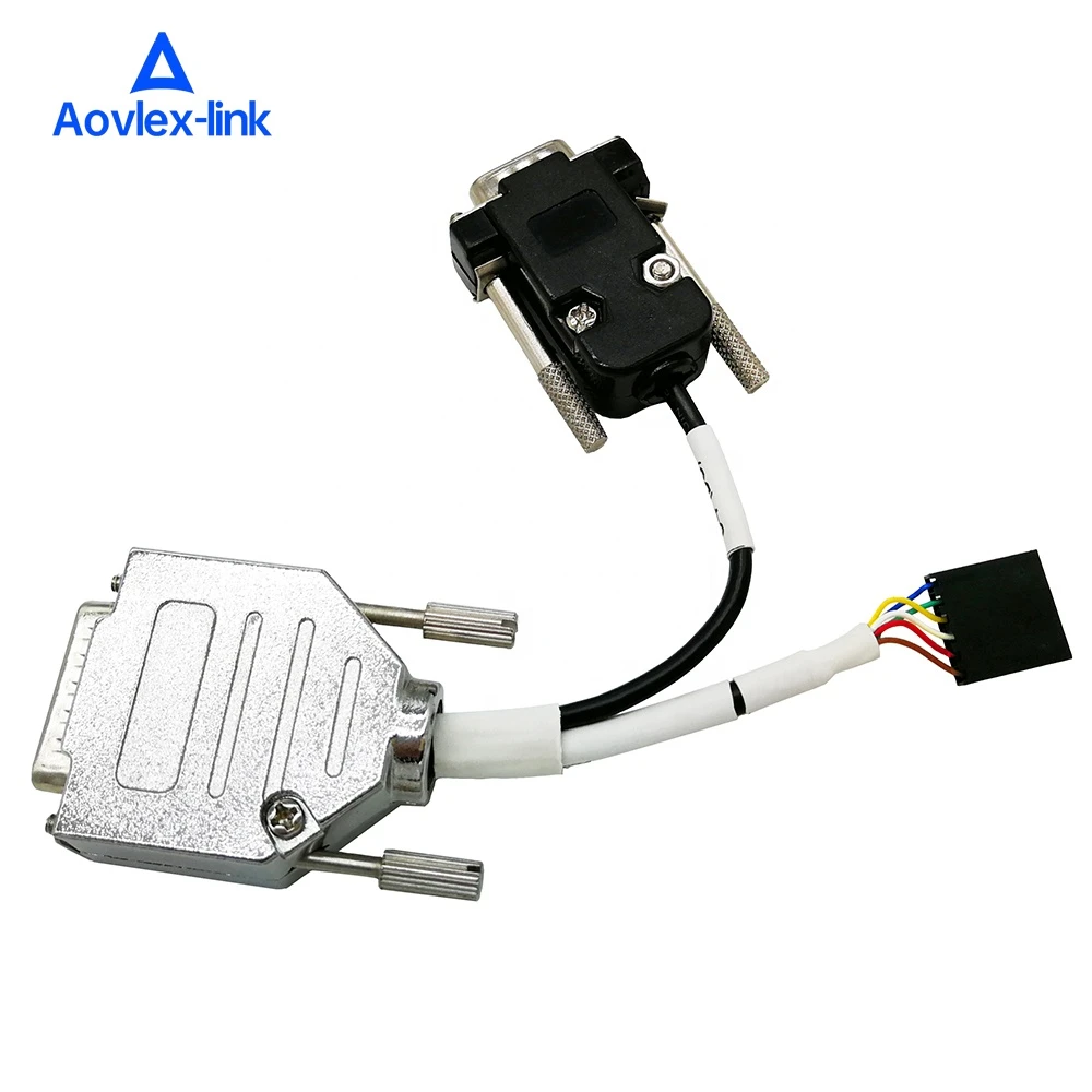 D-SUB cable DB 26pin connector Zinc alloy shell splitter adapter DB15 cable for Thermal control system