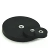 D43mm Black Rubber Neodymium Rubber Coated Permanent Pot Magnets