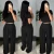 Import D94167 women set clothing fashion short sleeve solid color two piece pants set ladies printed pants suits 2021 new arrivals from China