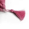 Decorative Graduation Dye Bookmark Nylon Highlight Leather Cotton Cord Mini Silk Hanging Tassel