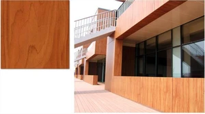 decorative HPL sheet plywood board with embossed grain