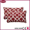 Decorative Throw Pillow Case Outdoor Geometric Coral Mint Lumbar Cushion Cover