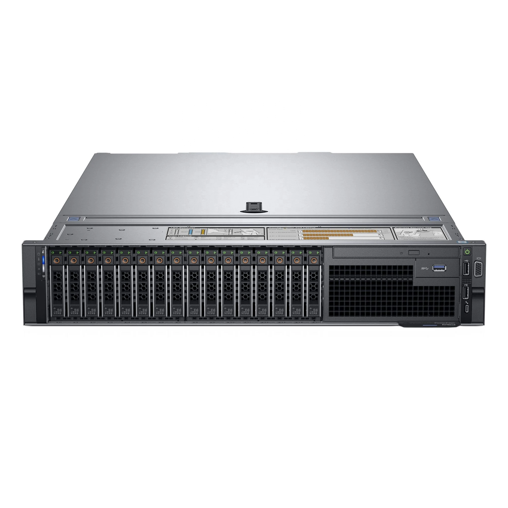 Dell Poweredge servers with intel xeon gold 5218R CPU ram ddr4 16gb R740 file rack server
