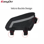Detachable Top tube Bicycle Saddle Bag Triangle With Nylon Buckle Bicycle Frame Bag