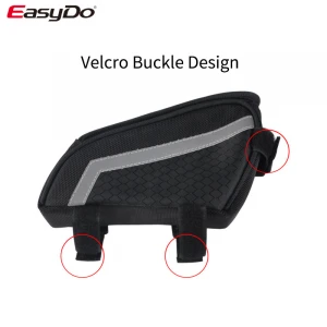 Detachable Top tube Bicycle Saddle Bag Triangle With Nylon Buckle Bicycle Frame Bag