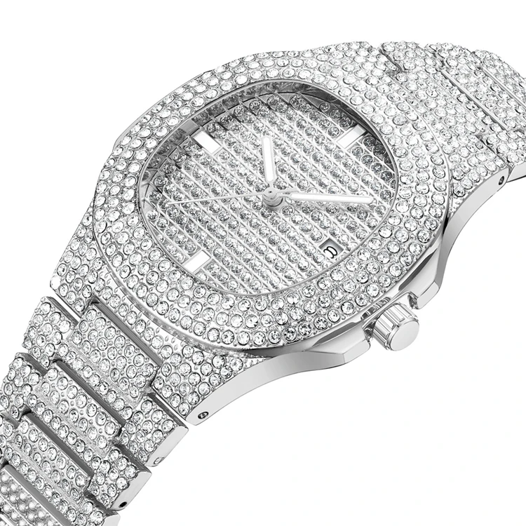 Diamond Square Stainless Steel Case Watch Special Stylish Style Women Quartz Watches Ladies Wholesale Cheap Price Wristwatches