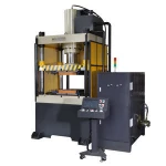 Digital Protective 4 pillar compression molding heat treatment rubber product making machinery