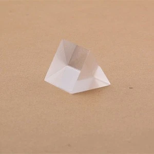 Dimensional acrylic triangular prism
