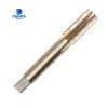 DIN371 standard HSS P6M5 M2 Titanium coated spiral fluted tap for tapping