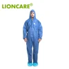 Disposable coveralls with reflective tape coverall type 5/6 suit