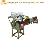 Disposable wooden / twin/bamboo / chopstick wood rounding making machine