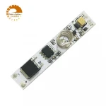 DIY led cabinet light, aluminum profile for led cabinet lamp with mini touch sensor dimmer, 50CM/PC