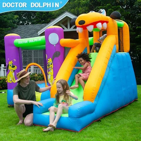 Buy Doctor Dolphin Party Combo New Design Bounce House With Slide Kids ...