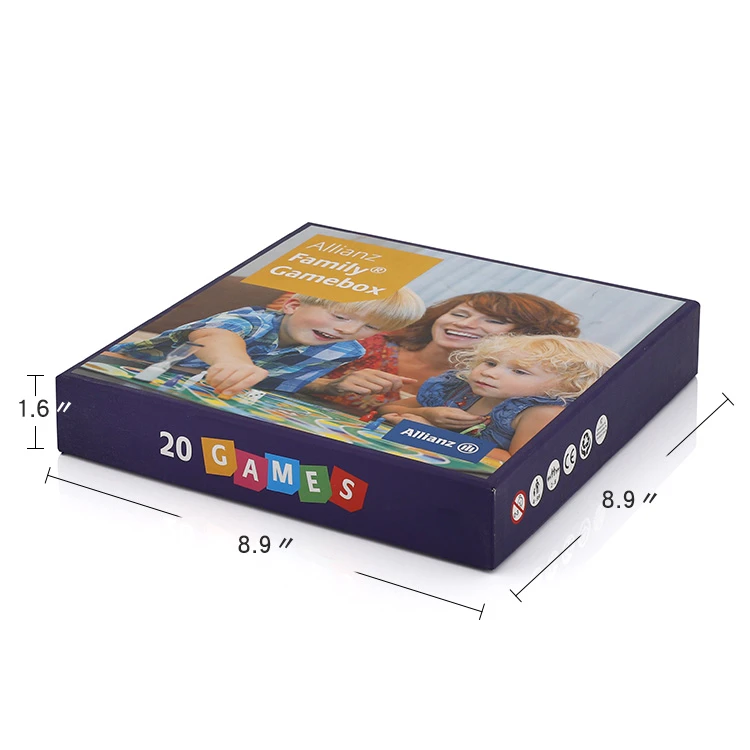 Dongguan manufacturer OEM custom portable indoor popular educational board game printing