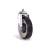 double ball bearing  supermarket threaded stem caster wheel pu  pp tpr shopping cart casters