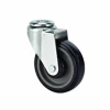 Double Brake Wheel Polyurethane Industrial Casters For Machinery Making Industry