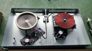 Double induction cooker/ induction built in cooktop with induction cooker spare parts