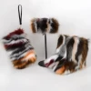 Drop Shipping Set Fur Boots With Headband And Bag Snow Boots Women Custom Boots