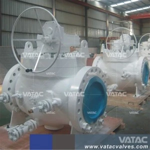 Duplex Stainless Steel/UNS 31803/2205/A182 F51 Double Flanged Ball Valve With Isolation Needle Valve 338