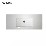 Durable bathroom solid surface bathroom vanities and wash basins