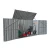 Import E new design metal bike sheds garden sheds warehouse from China