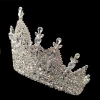Echsio Women Tiara Rhinestone Crystal Crown Wholesale Wedding Bridal Jewelry Hair accessories For Queen Guaranteed Crown BC3200
