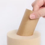 Eco-friendly 2-Ply Bamboo Toilet Paper Customized Copy Paper Wraps Roll Format Pulp Material