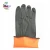 Import Economy Yellow Household Rubber Latex Cotton Flock Lined Gloves Dishwashing Gloves from China