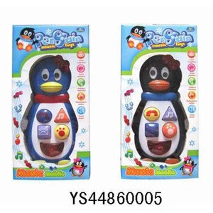 electric cartoon plastic toy mobile phone for kids