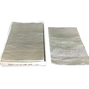 embossed pre cut hair aluminum foil sheets  for salon hairdressing beauty use with size 5&#39;&#39;x8&#39;&#39;