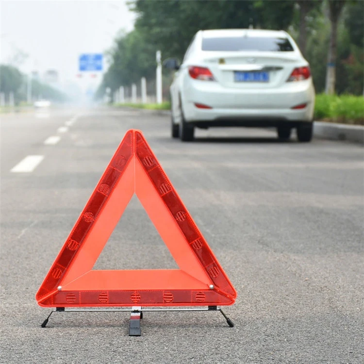 Emergency Use Car Safety Sign PVC Traffic Road Signs Reflector Reflective Warning Triangle
