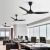 Import Energy Saving Living Room Indoor Powerful Metal Dc Motor Remote Control Ceiling Fan from China